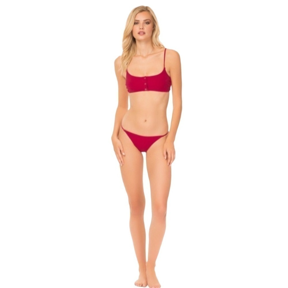 Tori Praver‎ Loria Button Front Bikini Top - Picture 5 of 10